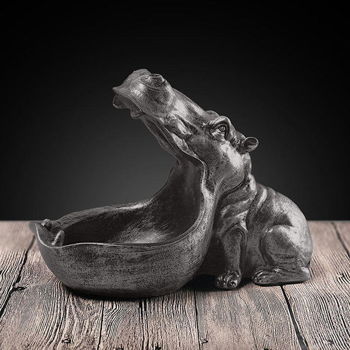 Hungry Hippo Desk Tidy - Grey Additional 3