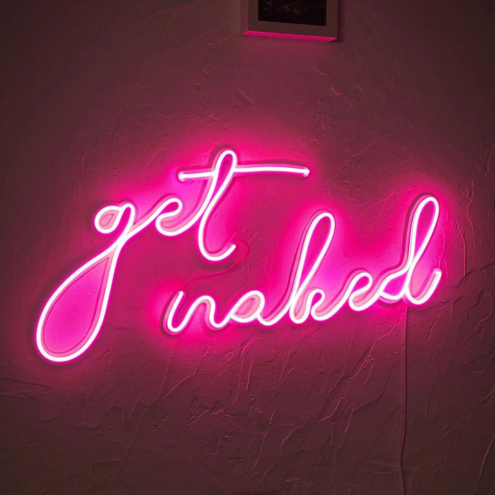 Get Naked Neon Wall Art
