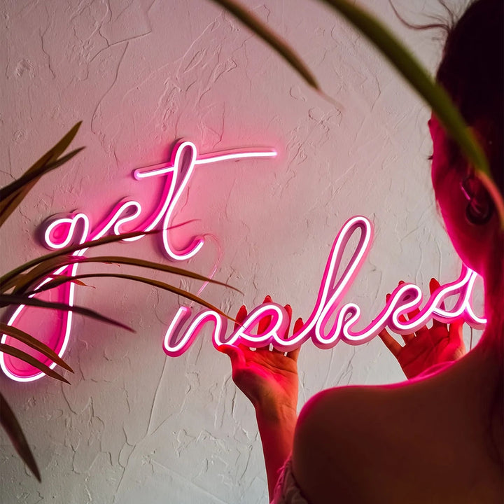 Get Naked Neon Wall Art Additional 3