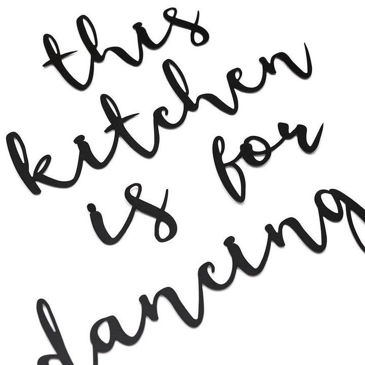 This Kitchen is for Dancing Metal Wall Art Additional 2