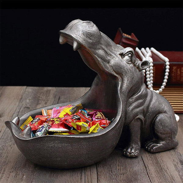 Hungry Hippo Desk Tidy (Grey)