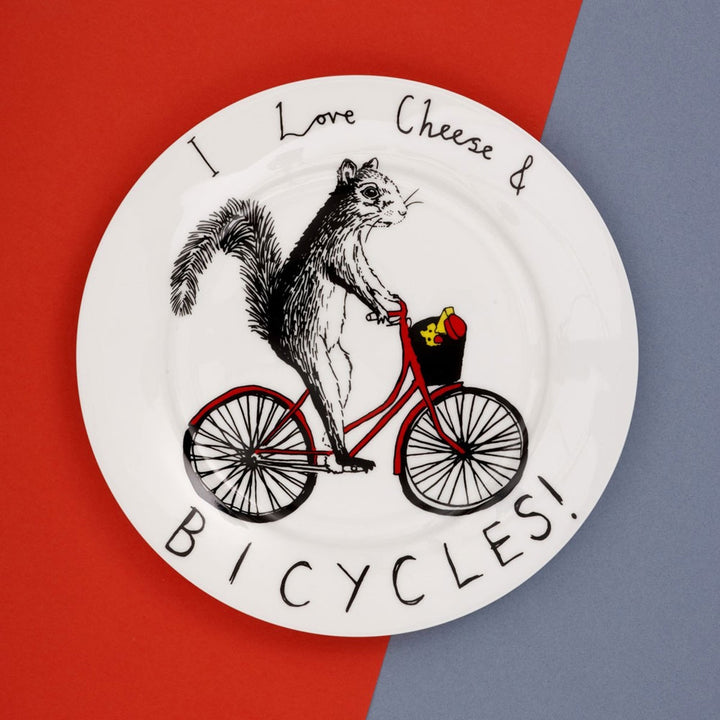I Love Cheese & Bicycles Side Plate Additional 2