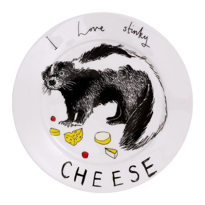 I Love Stinky Cheese Side Plate