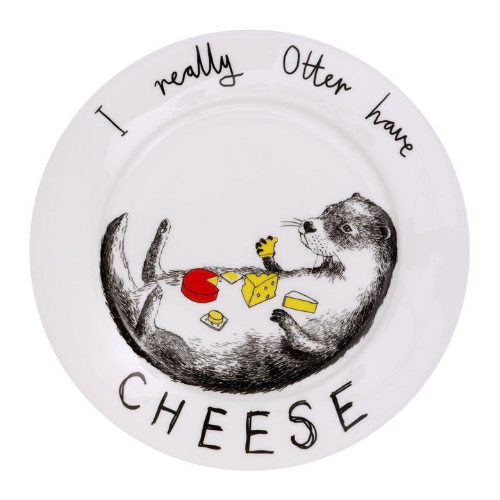 I Really Otter Have Cheese Side Plate