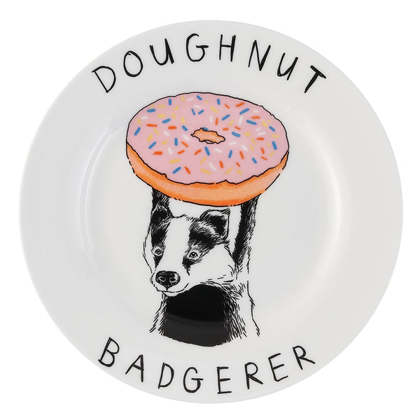 Doughnut Badgerer Side Plate