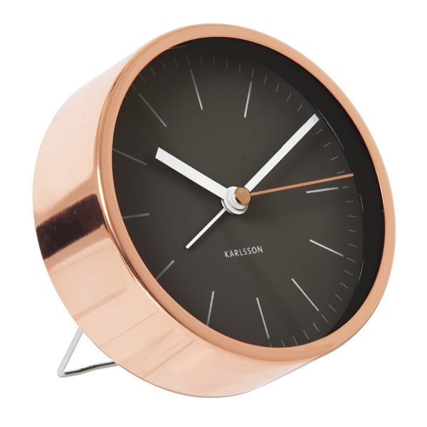 Karlsson Alarm Clock Minimal - Black [D] Additional 2