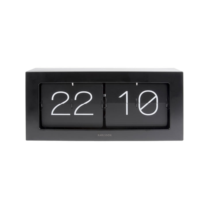 Karlsson Boxed Flip Clock Large - Black Additional 2