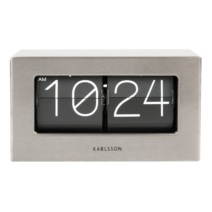 Karlsson Boxed Flip Clock Small - Steel [D] Additional 2