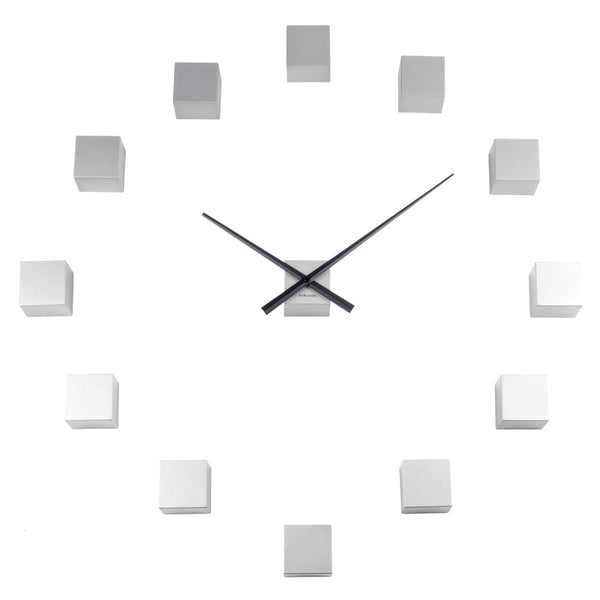 Karlsson DIY Cubic Wall Clock - Silver
