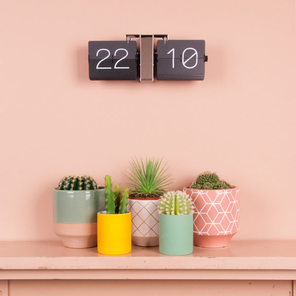 Karlsson Flip Clock Minimal - Chrome [D]
