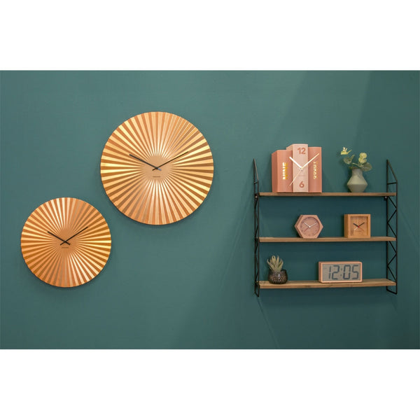 Karlsson Sensu Clock Medium - Gold [D]