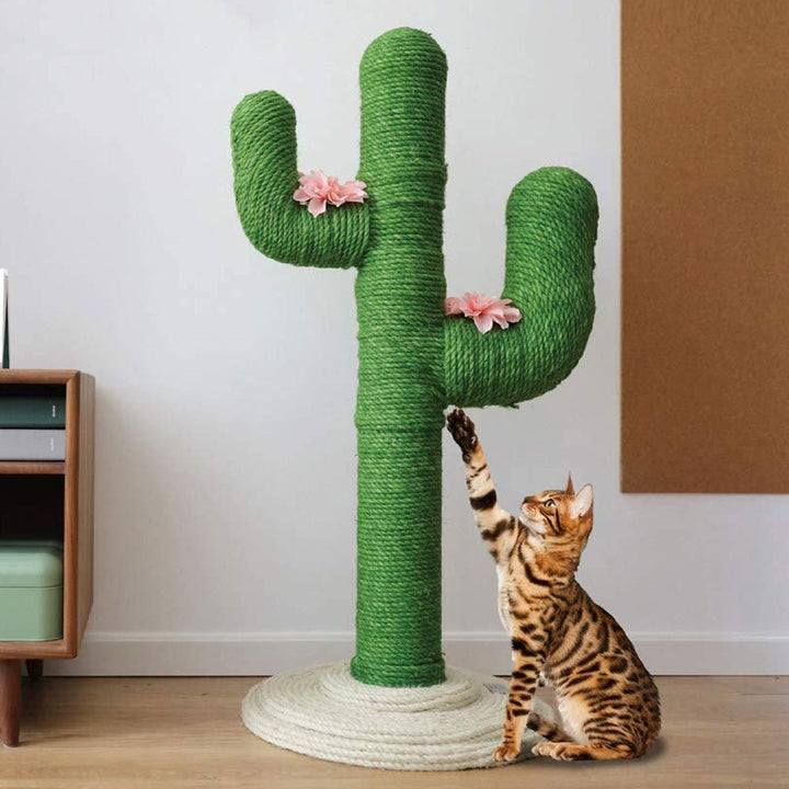 Large Cactus Cat Scratcher Tree