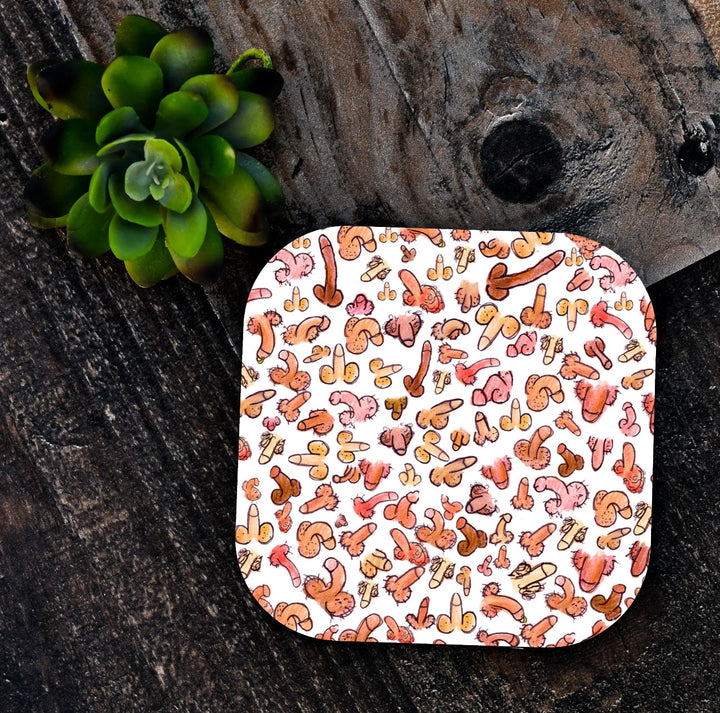 Bunch of Dicks Drink Coasters - Set of 4 Additional 2