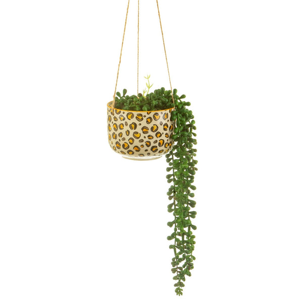 Leopard Love Hanging Planter