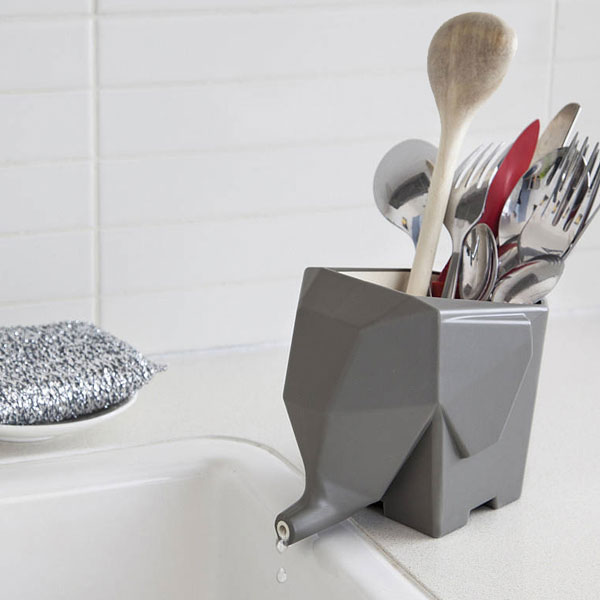 Jumbo Cutlery Drainer - Grey