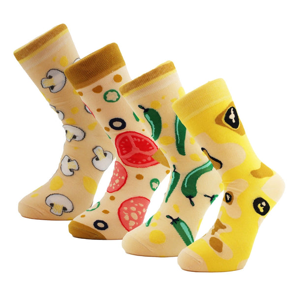 Pizza Socks - 4 pairs (M/L)