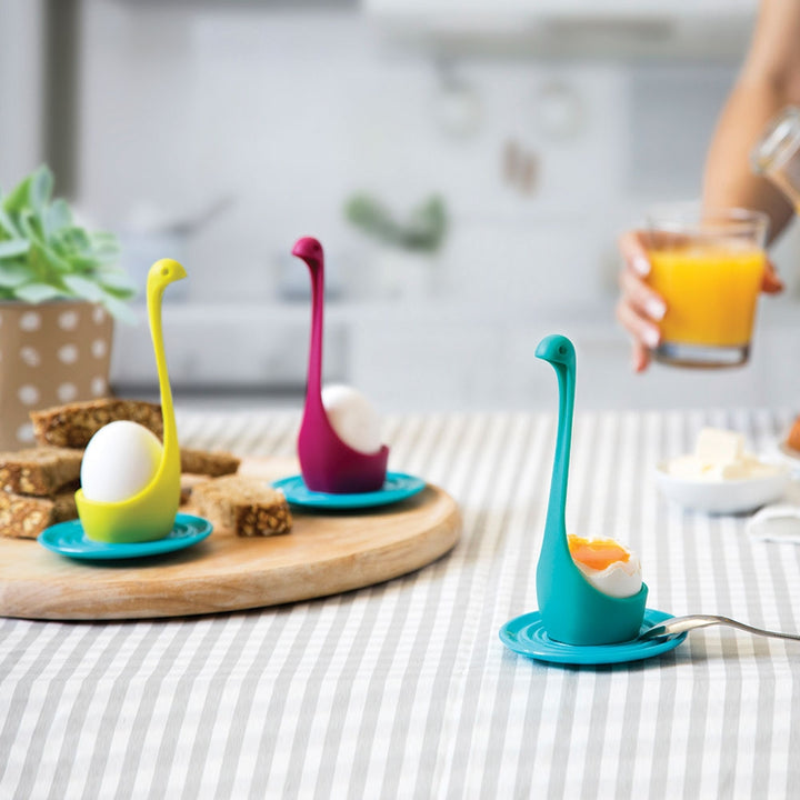 Miss Nessie Egg Cup - Turquoise Additional 5