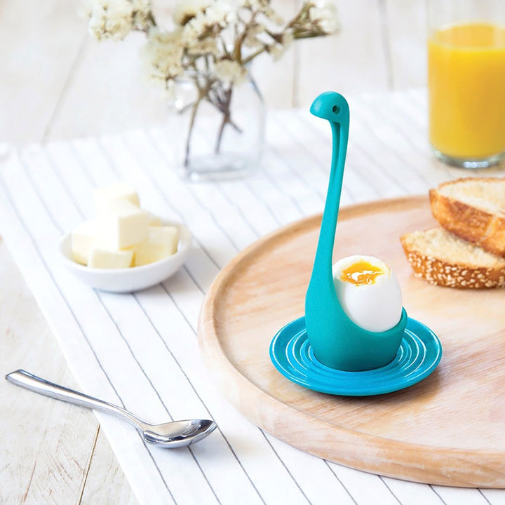Miss Nessie Egg Cup - Turquoise Additional 4