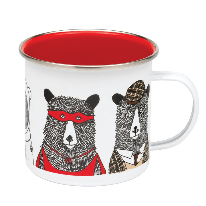 Mr Bear Enamel Mug