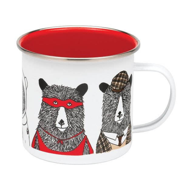 Mr Bear Enamel Mug