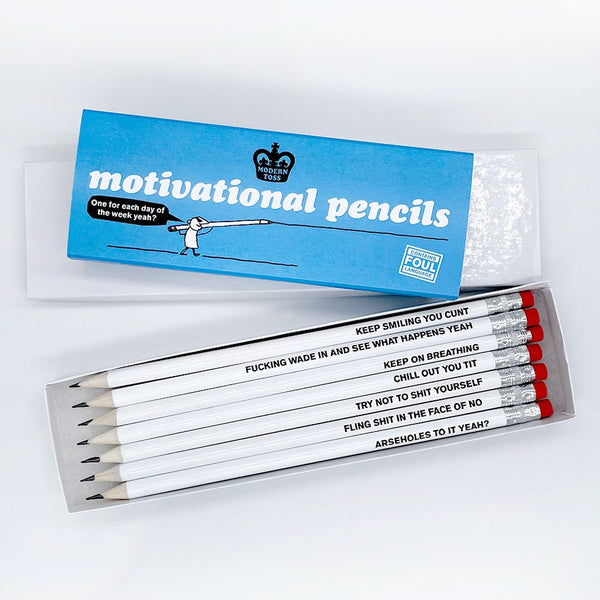Modern Toss Motivational Pencil Set
