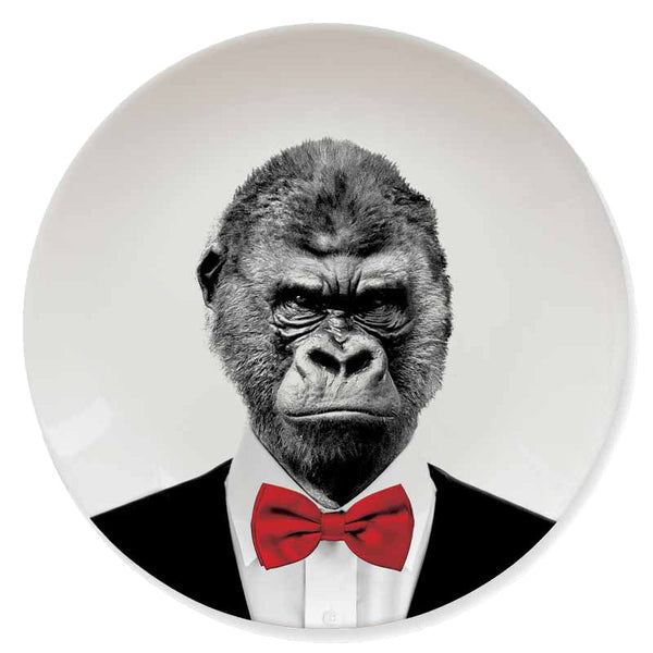 Wild Dining Plate - Gorilla
