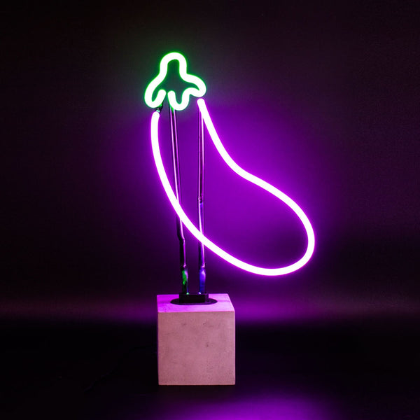 Neon Aubergine Table Lamp