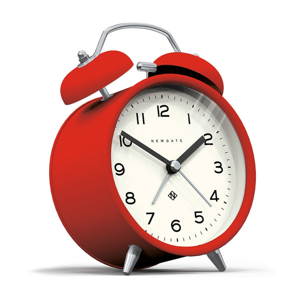 Newgate Charlie Bell Echo Alarm Clock - Red
