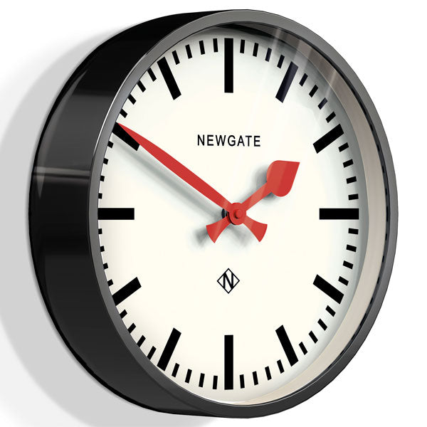 Newgate The Luggage Wall Clock - Black [D]
