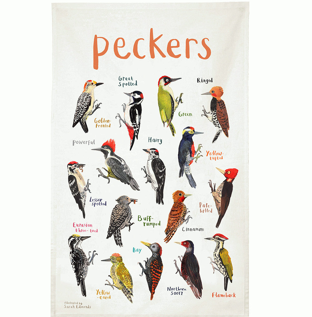 Peckers Tea Towel