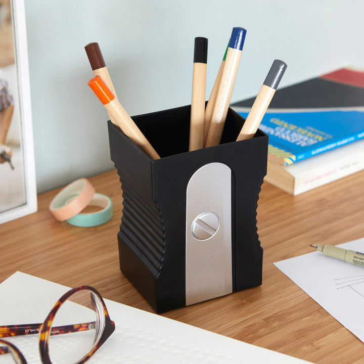 Black Sharpener Pen Holder Additional 2