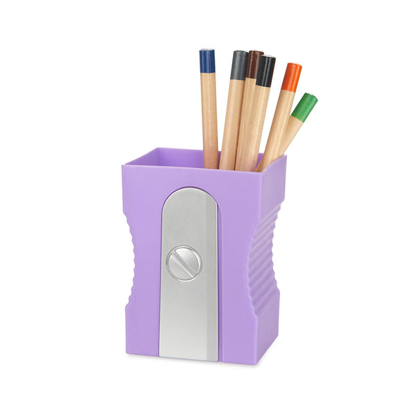Purple Sharpener Pen Holder