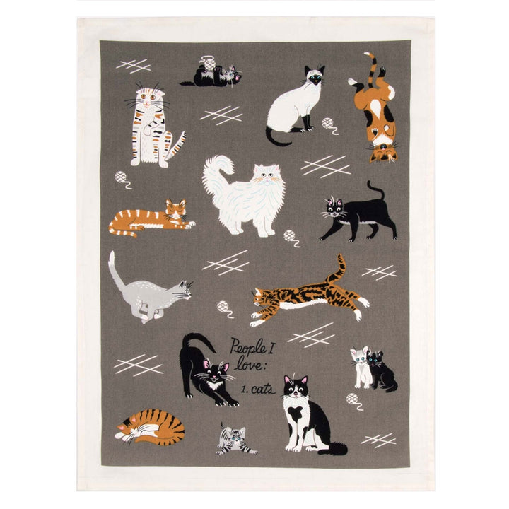 I Love Cats Tea Towel [D] Additional 2