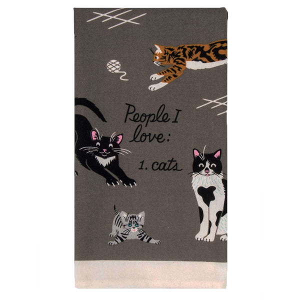 People I Love: Cats Tea Towel