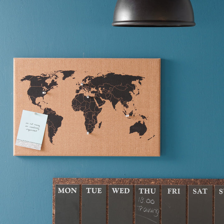 Corkboard World Map [D] Additional 3