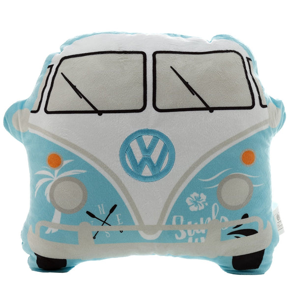 VW T1 Campervan Plush Cushion – Blue