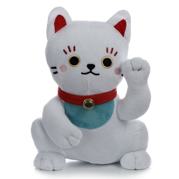 Maneki Neko Lucky Cat Plush Door Stop