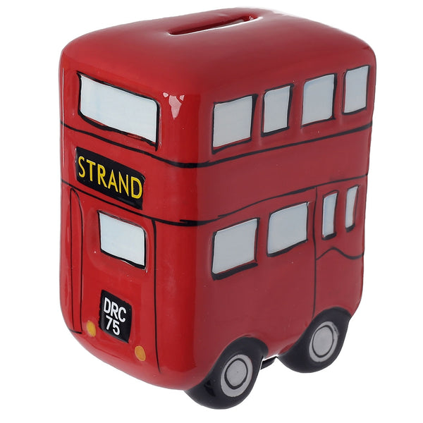 Routemaster Red London Bus Money Box