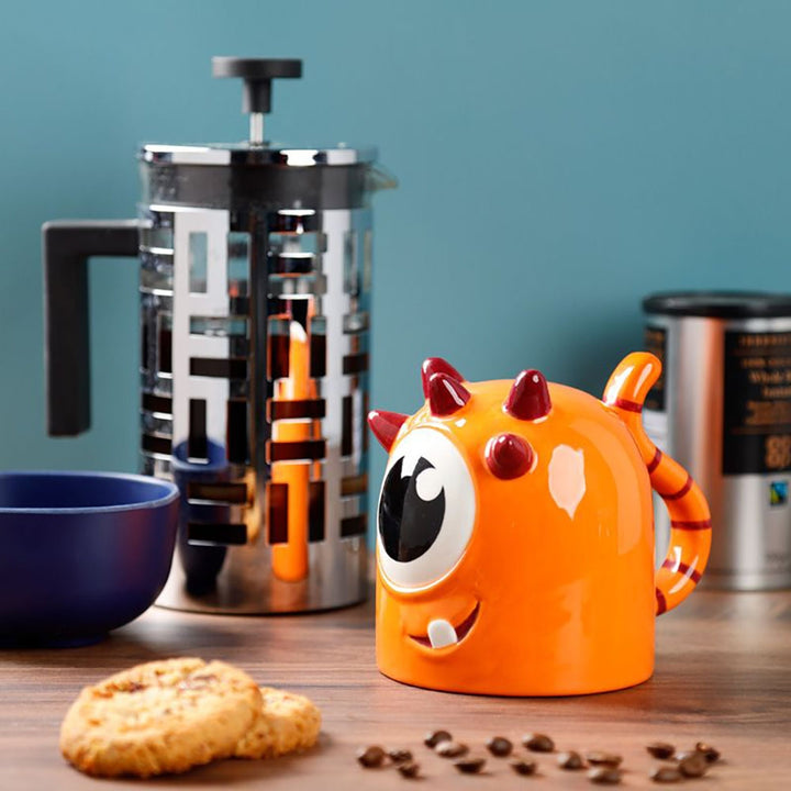 Orange Monster Upside Down Mug Additional 6