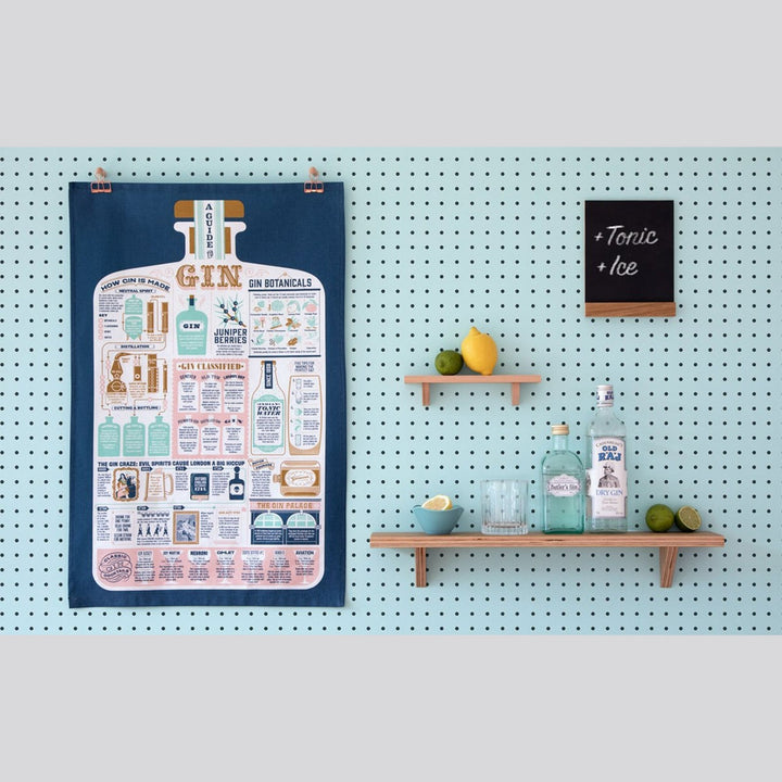 A Guide to Gin Tea Towel Additional 3