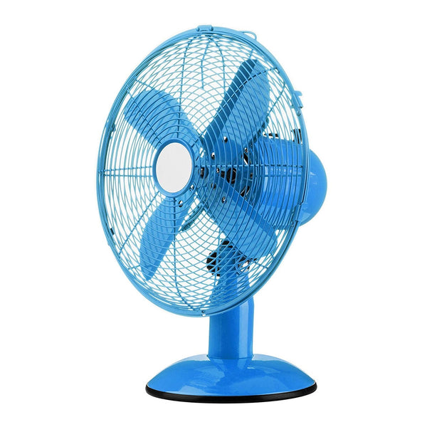Tropical Desk Fan - Raspberry Blue