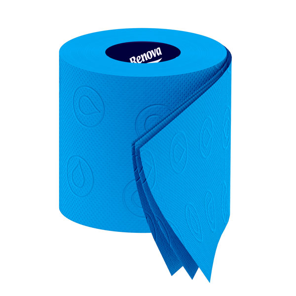 Renova Toilet Roll - Blue Paper Additional 4