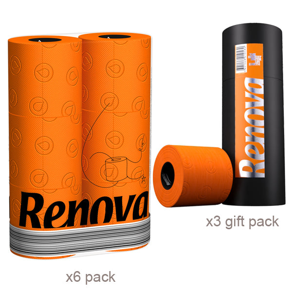 Renova Toilet Paper - Orange Tissue Additional 3