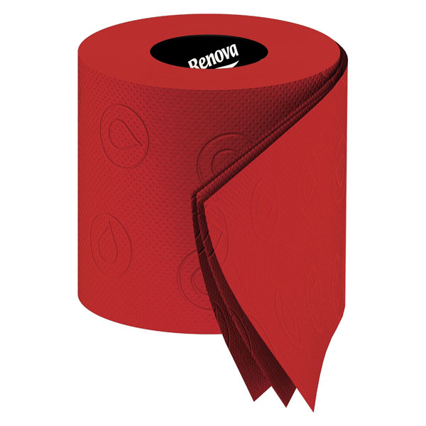 Renova Toilet Tissue - Red Paper