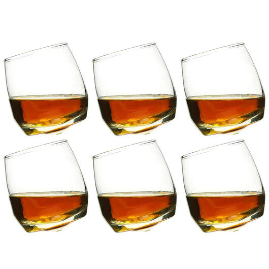Sagaform Rocking Whiskey Glasses - Red Candy