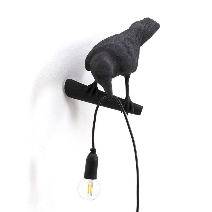Seletti Looking Bird Lamp (Black) [D] Additional 3