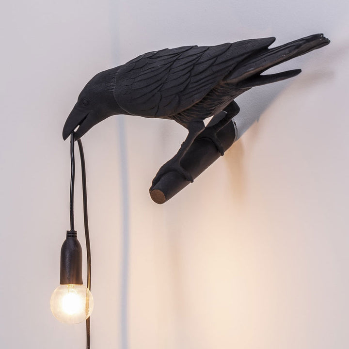 Seletti Looking Bird Lamp (Black) [D] Additional 2