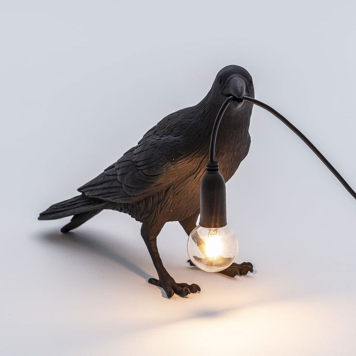 Seletti Outdoor Waiting Bird Lamp - Black [D] Additional 2