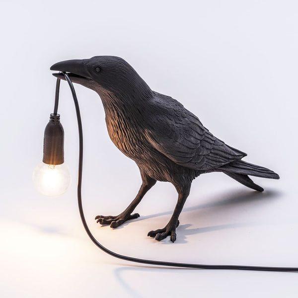 Seletti Outdoor Waiting Bird Lamp - Black
