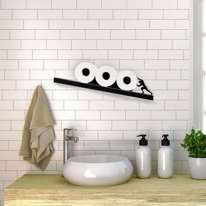 Sisyphus Toilet Paper Holder - Black Additional 5